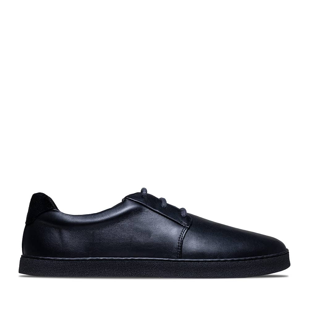 Groundies Livorno Men's Lace Up Shoes Black Australia KSZAPT681